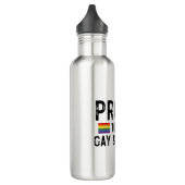 Bouteille D'eau Fier D'Être Gay Et Black Pride Mois 2025 (Gauche)