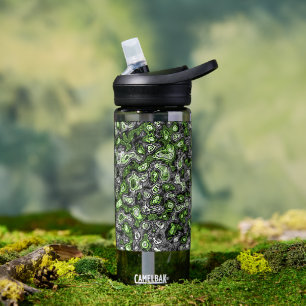Bouteille D'eau Fier trippy grunge funky abstrait agender Pride