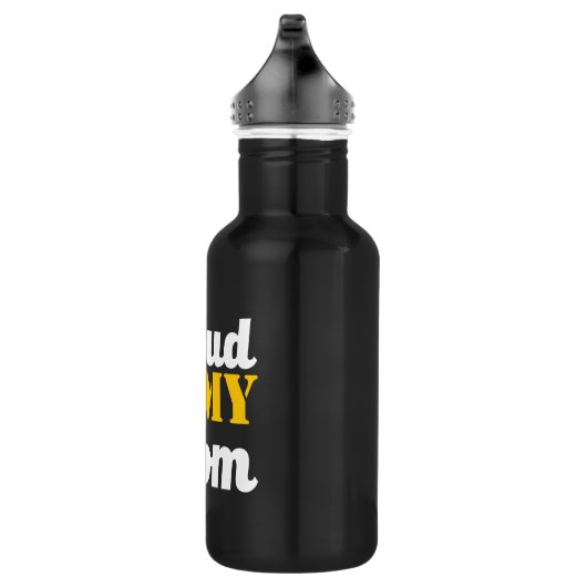 Bouteille d'eau fière de maman d'armée (Droite)