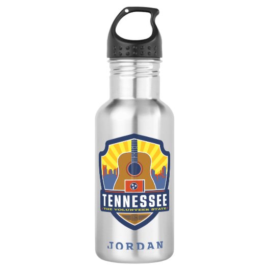 Bouteille D'eau Fierté de l'État | Tennessee (Devant)