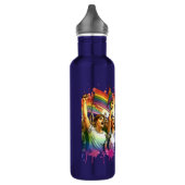 Bouteille D'eau fierté | LGBTQIA + Personnes et drapeaux (Gauche)