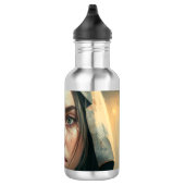 Bouteille D'eau Fille à capuchon de pluie (Droite)