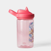 Bouteille D'eau Fille Anime personnalisée et Axolotl (Arrière Complet)