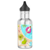 Bouteille D'eau Fille de piscine en bikini plage d'été (Gauche)