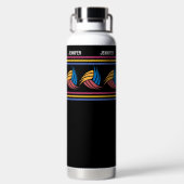 Bouteille D'eau Fille de volley-ball, cadeau de joueur de volley-b (Plage)