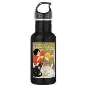 Bouteille D'eau Fille et chat, Alexandre Steinlen (Devant)