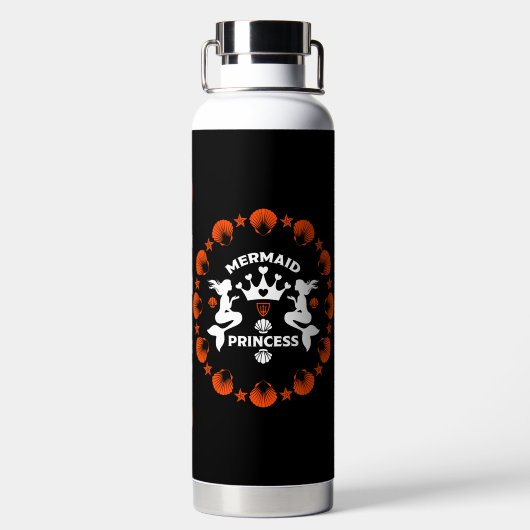 Bouteille D'eau Fille Sirène Princesse (Plage)