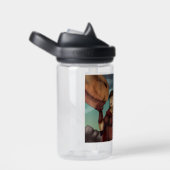 Bouteille D'eau Filles avec des dinosaures (Arrière Complet)