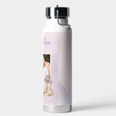 Bouteille D'eau Filles Cheval Floral Violet (Gym)