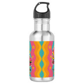 Bouteille D'eau Filles de patinage à rouleaux rétro (Devant)