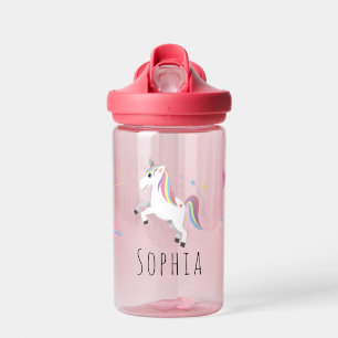 Bouteille D'eau Filles mignonne Magique violet licorne et arc-en-c