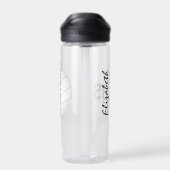 Bouteille D'eau filles personnalisées volley-ball (Arrière)