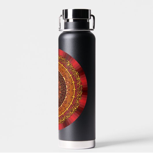 Bouteille D'eau Fire Mandala (Arrière)