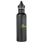 Bouteille D'eau First Responders Hero Flag - Nurse EMS Police Fire (Gauche)