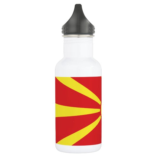 Bouteille D'eau Flag de Macedonia (Gauche)