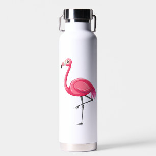 Bouteille D'eau Flamant Rose de Style Dessin Animé