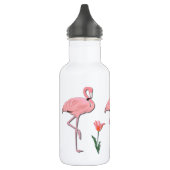 Bouteille D'eau Flamant rose rose (Gauche)