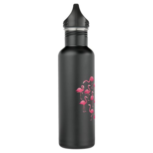 Bouteille D'eau Flamant rose Rose Coeur Amour Pour Femmes Filles E (Gauche)