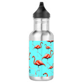 Bouteille D'eau Flamant rose rose Conception Nom personnalisé Anim (Droite)