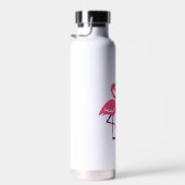 Bouteille D'eau Flamant rose Tornado Bold Art Graphique moderne (Plage)
