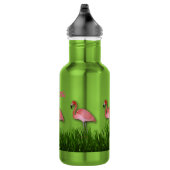 Bouteille D'eau Flamants Dans L'Herbe (Droite)