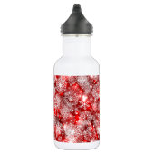 Bouteille D'eau Flammes de neige sur rouge (Droite)