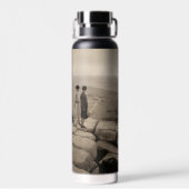 Bouteille D'eau Flapper Girls Sunrise Khufu Pyramid, Égypte 1920 (Arrière)