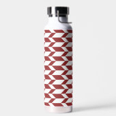 Bouteille D'eau Flèche Chevron Gras Deux Tons Blancs Rouge (Gauche)