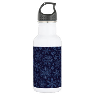 Bouteille D'eau Flèches bleues sur bleu
