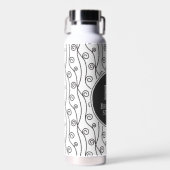 Bouteille D'eau Flèches noires et blanches (Avant)