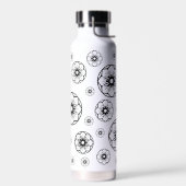 bouteille d'eau fleur abstraite (Gauche)