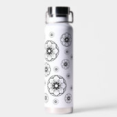 bouteille d'eau fleur abstraite (Arrière)