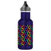 Bouteille D'eau Fleur arc-en-ciel du Motif de vie (Droite)