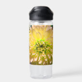 Bouteille D'eau Fleur Dahlia Jaune (Arrière)