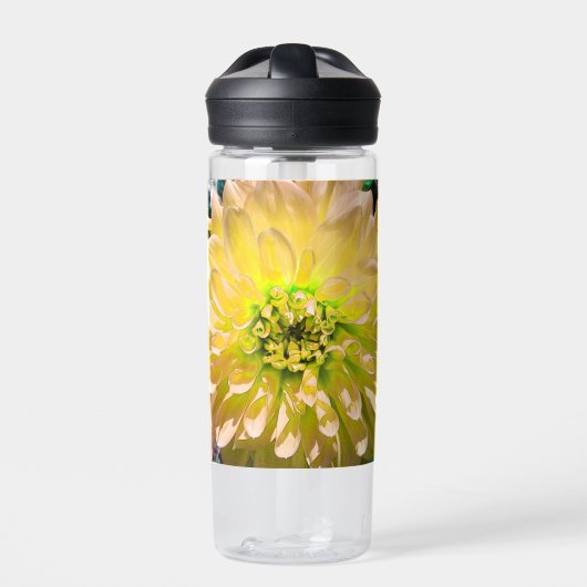 Bouteille D'eau Fleur Dahlia Jaune (Extérieur)