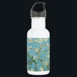 Bouteille D'eau Fleur d'amande par Van Gogh<br><div class="desc">Vincent van Gogh - arbre d'amande de floraison à l'origine peint en 1890, saint Remy, France dans la célébration de la naissance de son neveu, et d'homonyme, Vincent. Cette image a été numériquement augmentée pour reconstituer les couleurs audacieuses et lumineuses originales - un parfait pour n'importe quel amant d'art !...</div>
