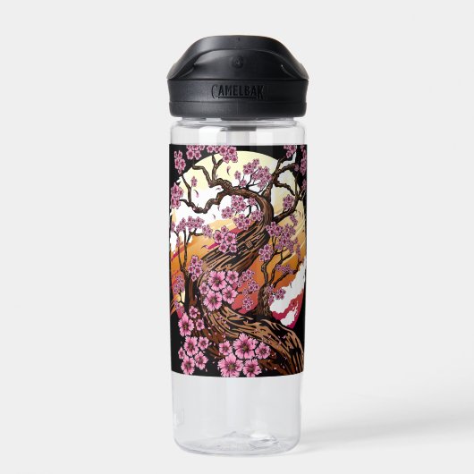 Bouteille D'eau Fleur de cerisier sauvage (Arrière)