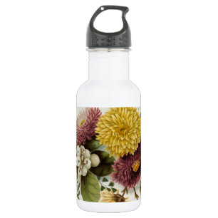 Bouteille D'eau Fleur de chrysanthème mère florale