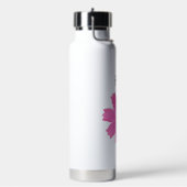 Bouteille D'eau Fleur de cosmos rose vif avec une abeille personna (Gym)