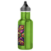 Bouteille D'eau fleur de lis mardi gras (Droite)
