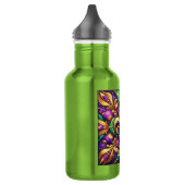 Bouteille D'eau fleur de lis mardi gras (Gauche)