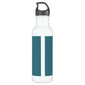 Bouteille D'eau Fleur de Lotus rose Turquoise (Dos)