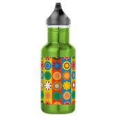 Bouteille D'eau Fleur de pouvoir en rangées (Droite)