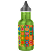 Bouteille D'eau Fleur de pouvoir en rangées (Gauche)