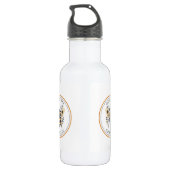Bouteille D'eau Fleur de Reine Abeille Personnalisée (Dos)