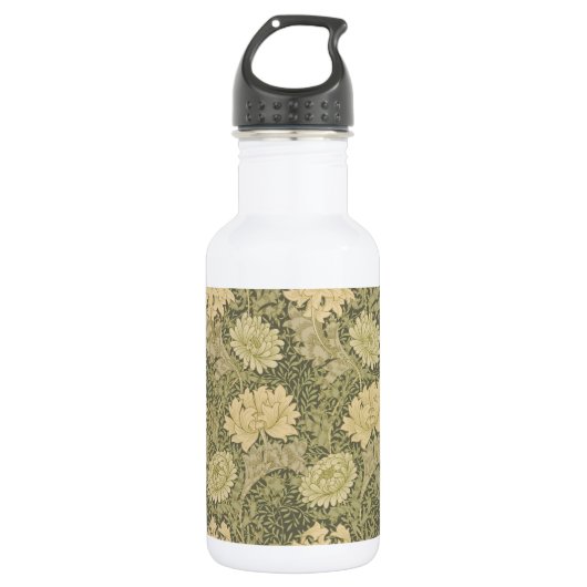 Bouteille D'eau Fleur de Sauge Chrysanthème de William Morris (Devant)
