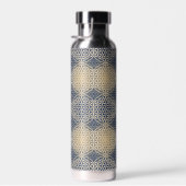Bouteille D'eau FLEUR DE VIE - motif de sable bleu (Plage)