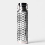 Bouteille D'eau FLEUR DE VIE - motif timbre 5 (Arrière)