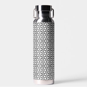 Bouteille D'eau FLEUR DE VIE - motif timbre 5