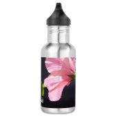 Bouteille D'eau Fleur d'Hibiscus de Profil (Droite)
